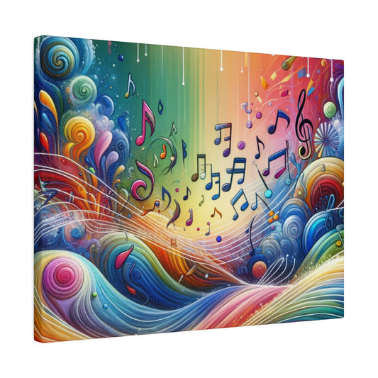 MELODY OF STIMS, Autistic Art, Matte Canvas