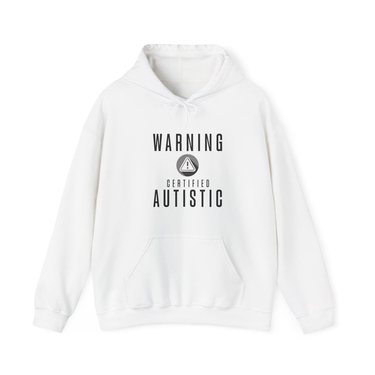 WARNING CERTIFIED AUTISTIC Autistic Hoodie, Autistic Clothing, Autism Awareness. Ships from USA and Australia