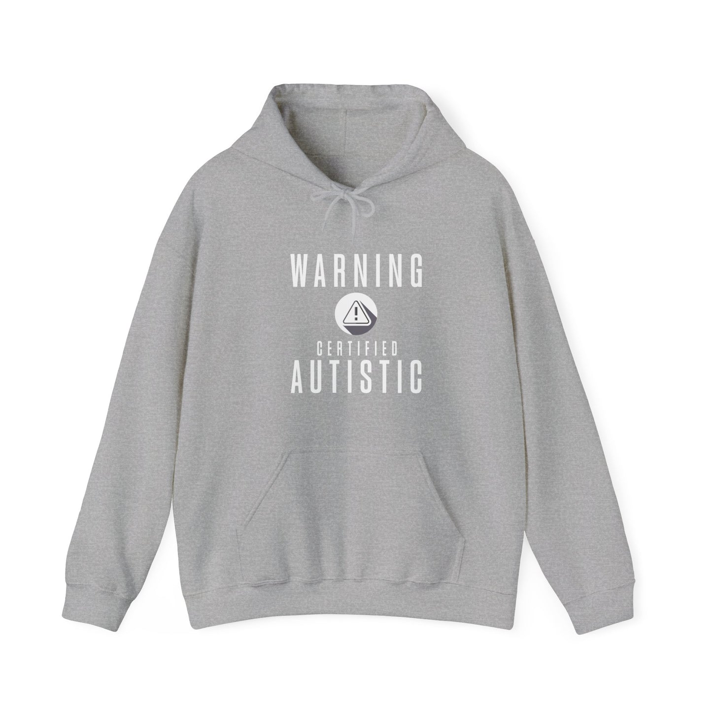 WARNING CERTIFIED AUTISTIC Autistic Hoodie, Autistic Clothing, Autism Awareness. Ships from USA and Australia