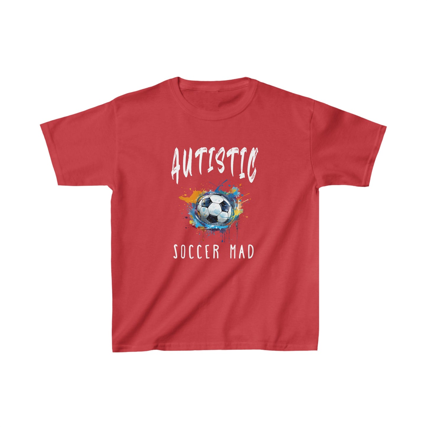 AUTISTIC SOCCER MAD TSHIRT, Autistic Kids, Autistic Tshirt, Autism Tshirt, Autism Awareness. Ships from USA and Australia