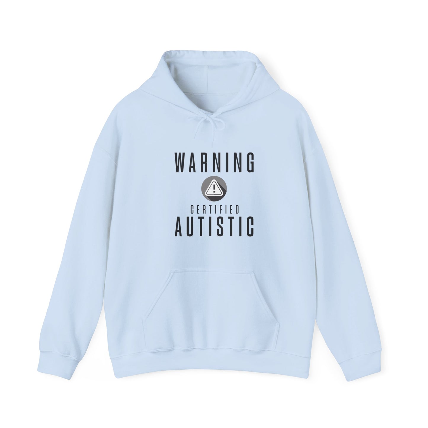 WARNING CERTIFIED AUTISTIC Autistic Hoodie, Autistic Clothing, Autism Awareness. Ships from USA and Australia