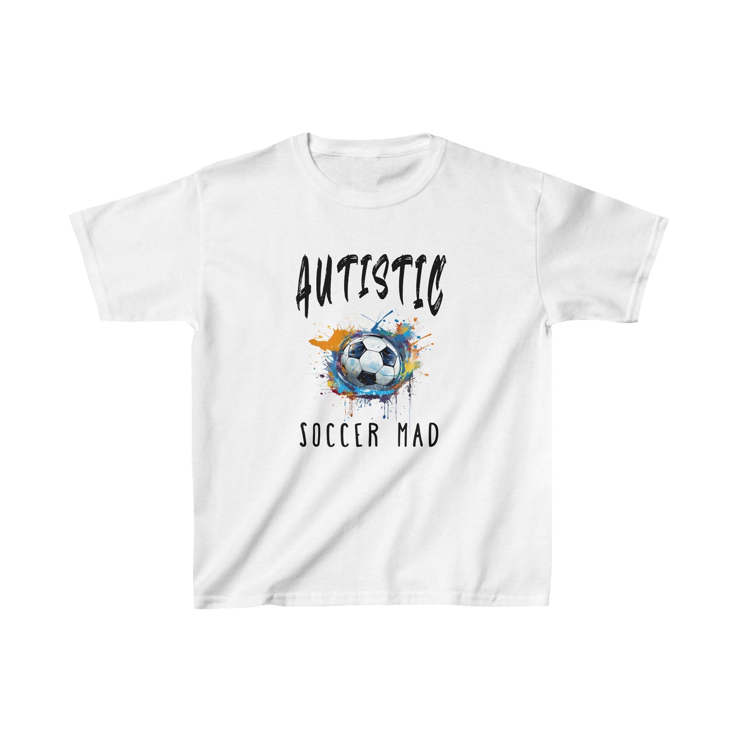 AUTISTIC SOCCER MAD TSHIRT, Autistic Kids, Autistic Tshirt, Autism Tshirt, Autism Awareness. Ships from USA and Australia