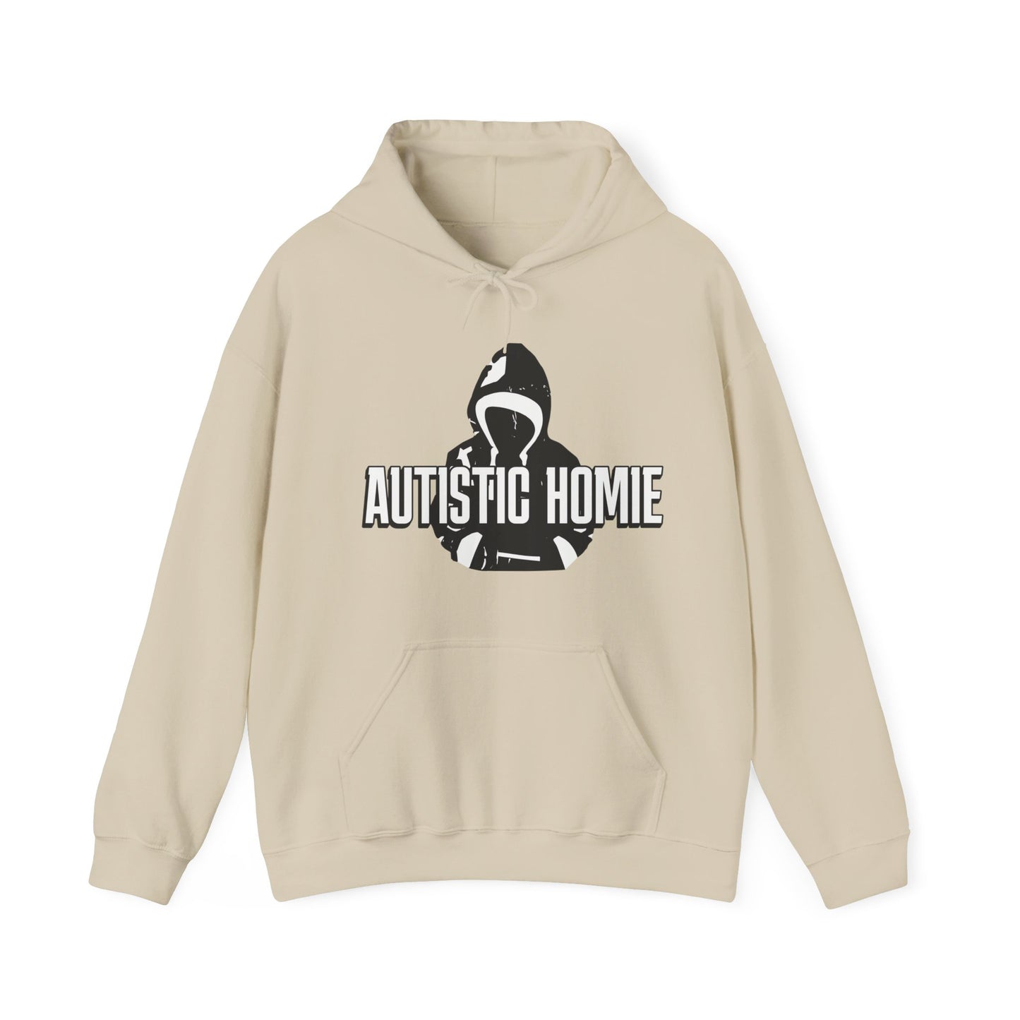 AUTISTIC HOMIE HOODIE, Autistic Apparel, Autistic Clothing, Autism Clothing, Autism Awareness. Ships from USA and Australia