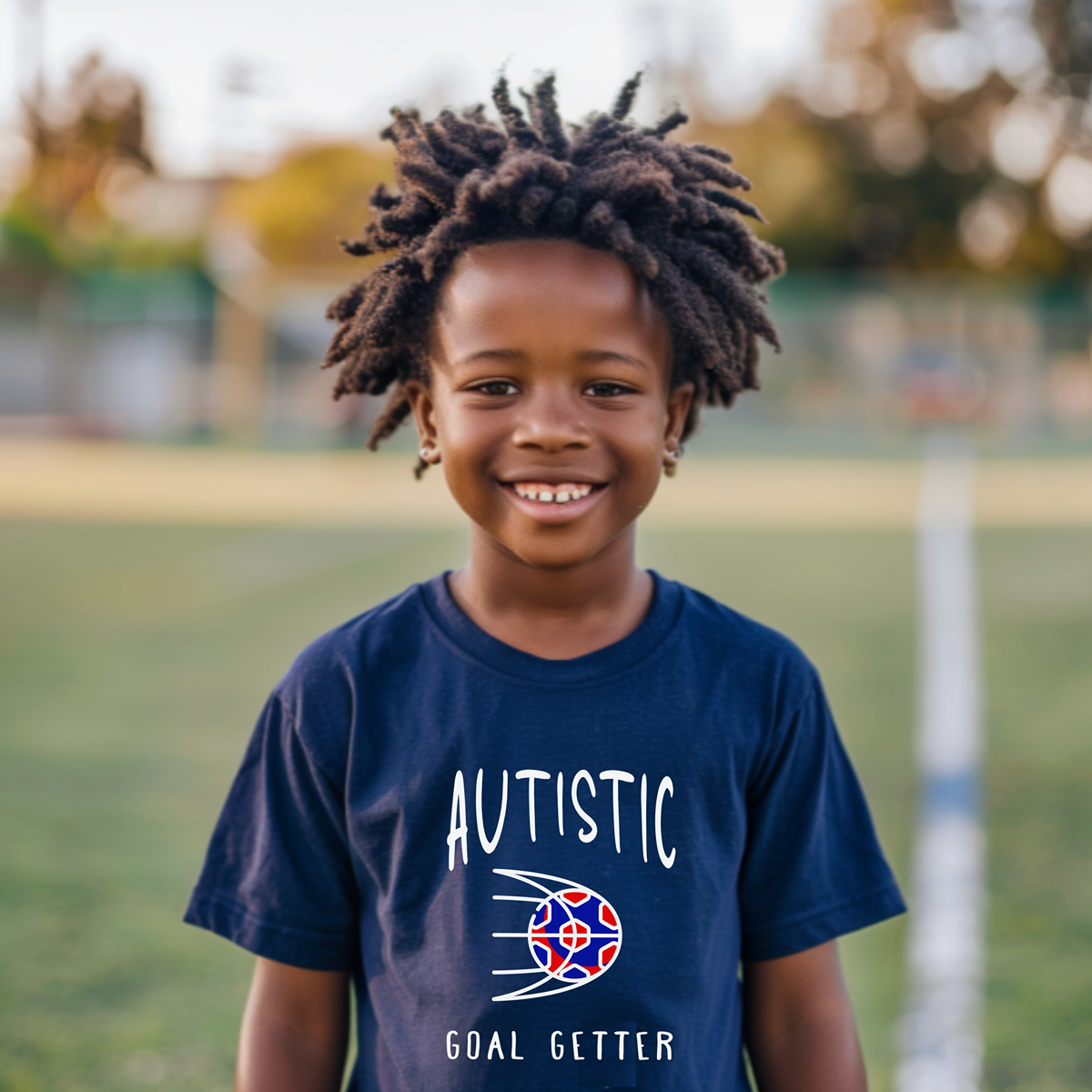 AUTISTIC GOAL GETTER TSHIRT, Autistic Tshirt, Autism Tshirt, Autism Awareness. Ships from USA and Australia