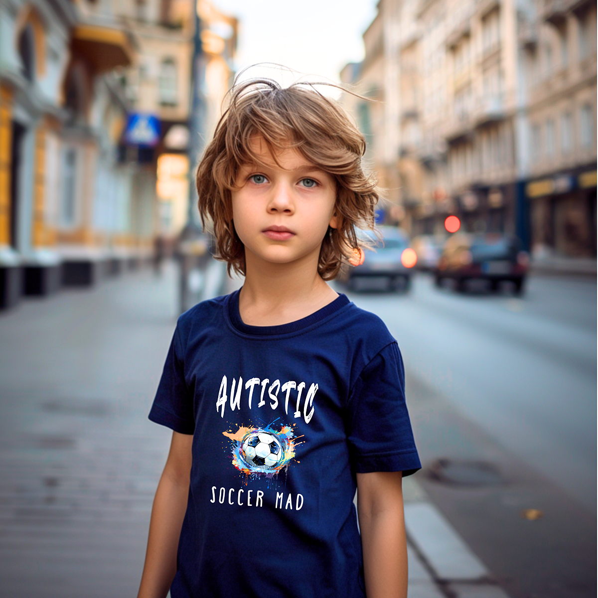 AUTISTIC SOCCER MAD TSHIRT, Autistic Kids, Autistic Tshirt, Autism Tshirt, Autism Awareness. Ships from USA and Australia