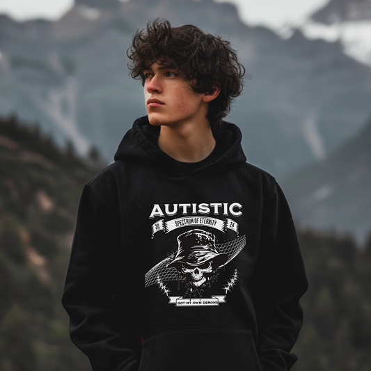 SPECTRUM OF ETERNITY HOODIE, Autistic Hoodie, Autistic Clothing, Autism Awareness. Ships from USA and Australia